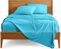 Bare Home Twin XL Sheet Set - 1800 Ultra-Soft Microfiber Twin Extra Long Bed Sheets - Double Brushed - Deep Pockets - Easy Fit - 3 Piece Set - Bedding Sheets & Pillowcases (Twin XL, Aqua)
