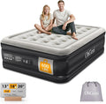 OhGeni Air Mattress Full with Built in Pump, 18" Raised Inflatable Blow up Mattress, Family Choice Award Winner, Portable Foldable Bed with Upgraded Surface for Home & Camping, 600 lbs