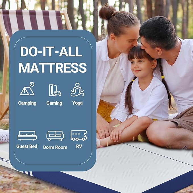 Avenco Foldable Mattress Twin XL, Folding Mattress 4 Inch Memory Foam, Trifold Mattress Portable with Removable Cover & Detachable for Guest Room/Caravan/Camping/Travel, Twin XL 80"x39"x4"