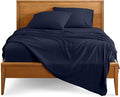 Bare Home Twin Sheet Set - 1800 Ultra-Soft Microfiber Twin Bed Sheets - Double Brushed - Deep Pockets - Easy Fit - 3 Piece Set - Bedding Sheets & Pillowcases (Twin, Midnight Blue)