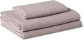 Amazon Basics Twin XL Bed Sheet, 3-Piece Bedding Set, Double Brushed Microfiber, Ultra Soft, Easy Care, Purple