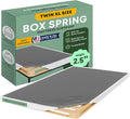 Greaton, 2.5” Twin XL Box Spring for Twin XL Size Bed – Amish-Made in the USA – Solid Wood Mattress Foundation with Stable & Quiet Support – Flat-Packed & Easy Assembly – White