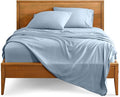 Bare Home Twin XL Sheet Set - 1800 Ultra-Soft Microfiber Twin Extra Long Bed Sheets - Double Brushed - Deep Pockets - Easy Fit - 3 Piece Set - Bedding Sheets & Pillowcases (Twin XL, Dusty Blue)