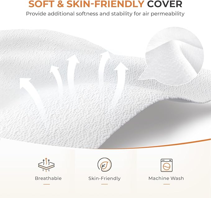 Sweetnight Tri Folding Mattress - 4-inch Single Size Foldable Mattress with a Collapsible and Washable Cover | Medium-Firm with Non-Slip Design | Suitable for RV Travel, Camping, Guest