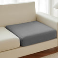 Deep Dream Stretch Chair Cushion Cover Sofa Cushion Furniture Protector Sofa Seat Sofa Slipcover Sofa Cover with Elastic Bottom(1 Piece Seat Cover, Dark Grey)