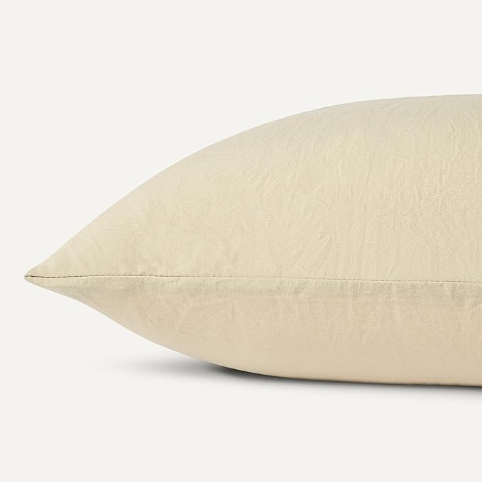 Amazon Basics King Bed Sheet, 4-Piece Bedding Set, Double Brushed Microfiber, Ultra Soft, Easy Care, Beige