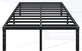 Hafenpo 12 Inch Queen Bed Frame - Sturdy Metal Platform Queen Size, No Box Spring Needed, Heavy Duty, Easy Assembly, Strong Bearing Capacity, Under Bed Storage, Black