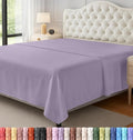 Utopia Bedding Flat Sheet - 1 Pack (Queen, Lavender) - Soft Brushed Microfiber Fabric - Shrinkage & Fade Resistant Top Sheet - Easy Care Bed Sheet