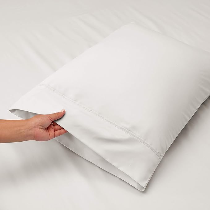 Hearth & Harbor Extra Deep Pocket Sheets - Fits Mattress 18-24 Inches Deep - Extra Deep Pocket Twin XL Sheets Sets - 4 Piece Twin XL Size - White
