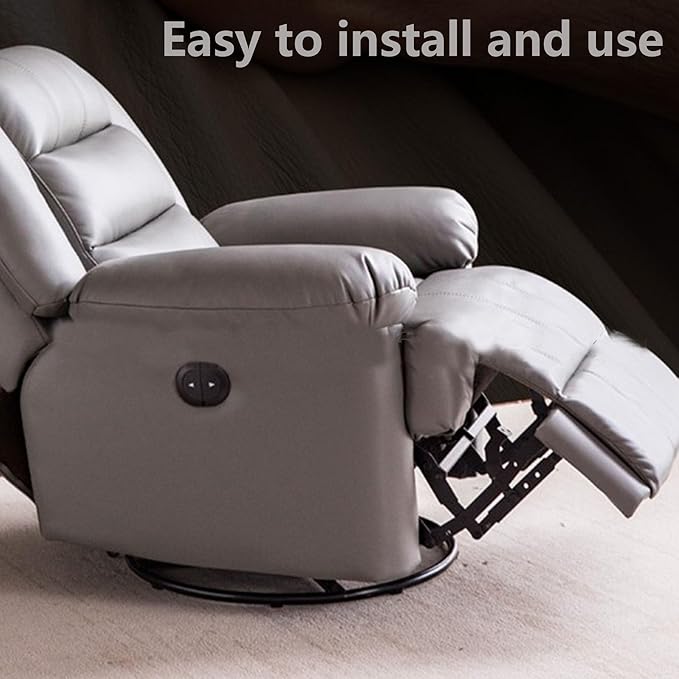 AWINLI 90° Elbow Oval 2 Button 5 Pin Fixed Recliner Switch Electric Recliner Lift Chair Remote Control for Limoss,Okin,Ashleys,Catnapper Lounger Controller