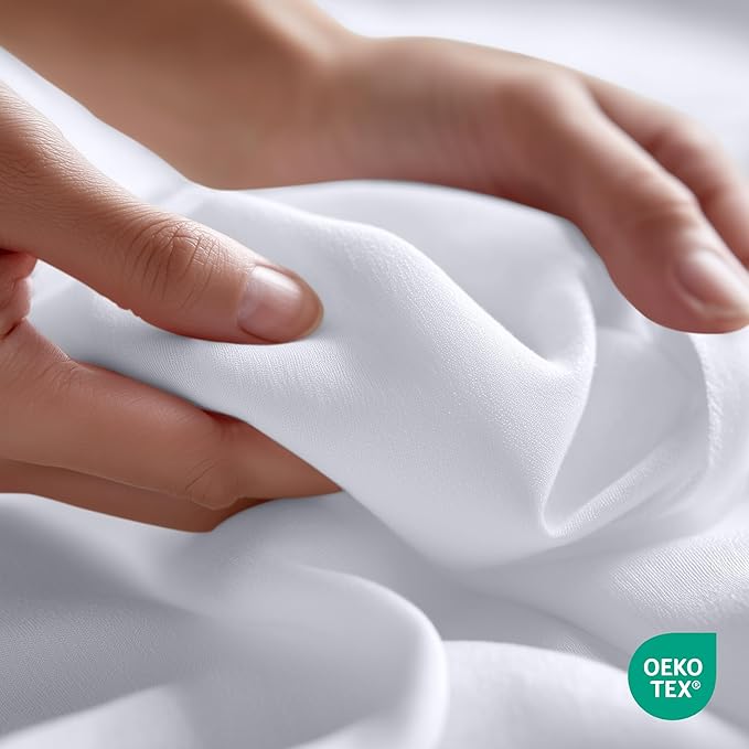 Utopia Bedding Flat Sheet - Soft Brushed Microfiber Fabric - Shrinkage & Fade Resistant Top Sheet - Easy Care - 1 Flat Sheet Only (King, White)