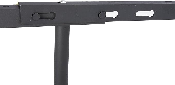 Heavy Duty 6-Leg Adjustable Universal Twin/Full/Queen/King Metal Bed Frame with Double Center Support Rug Rollers & Locking Wheels
