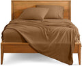 Bare Home Queen Sheet Set - 1800 Ultra-Soft Microfiber Queen Bed Sheets - Double Brushed - Deep Pockets - Easy Fit - 4 Piece Set - Bedding Sheets & Pillowcases (Queen, Caramel)