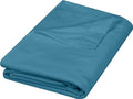 Utopia Bedding Flat Sheet - 1 Pack (Queen, Denim Blue) - Soft Brushed Microfiber Fabric - Shrinkage & Fade Resistant Top Sheet - Easy Care Bed Sheet