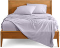 Bare Home Split Head Flex King Sheet Set - 1800 Ultra-Soft Microfiber Bed Sheets - Double Brushed - Deep Pockets - Easy Fit - 4 Piece Set - Bedding Sheets & Pillowcases (Light Lavender)