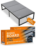 Meliusly Heavy Duty Bunkie Board Twin Size 2-Pack (38x75 Each) - Non-Slip Breathable Bed Support Board for Slatted Bed Frame, Anti-Sag Under Bed Support, Noise Minimizing Moisture Resistant