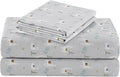 Comfort Spaces 100% Cotton Sheets Queen, Breathable, Naturally Cool Cotton Sheets, Soft Cotton Bed Sheets with 14" Elastic Pocket Fits up to 16" Mattress, All Seasons Sheet Set, Lama Multi 4 Piece