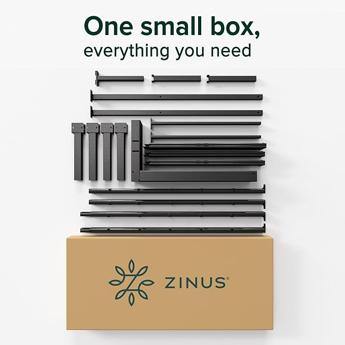Zinus 14 Inch Elias Metal Platform Bed Frame, Steel Support, No Box Spring Needed, Easy Assembly, Queen