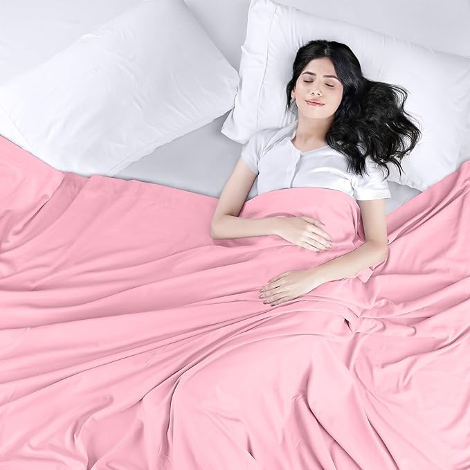 Utopia Bedding Flat Sheet - 1 Pack (Queen, Pink) - Soft Brushed Microfiber Fabric - Shrinkage & Fade Resistant Top Sheet - Easy Care Bed Sheet