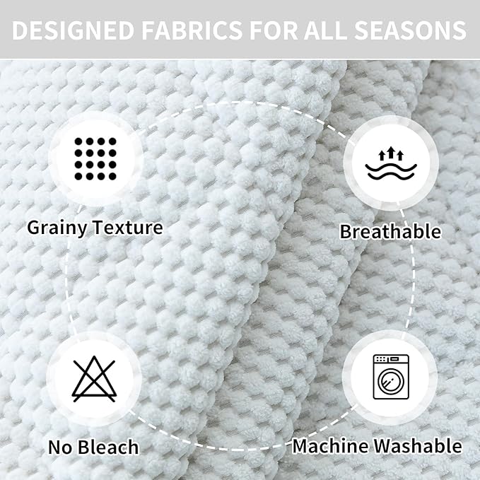 Sofa Couch Cover, Sofa Covers Washable for Dogs, Non-Slip Couch Covers for Sectional Sofa, Sofa Slipcovers for All Seasons Furniture Protector for L Shaped(Beige White, 27"x 59")