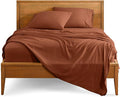 Bare Home Twin Sheet Set - 1800 Ultra-Soft Microfiber Twin Bed Sheets - Double Brushed - Deep Pockets - Easy Fit - 3 Piece Set - Bedding Sheets & Pillowcases (Twin, Terracotta)