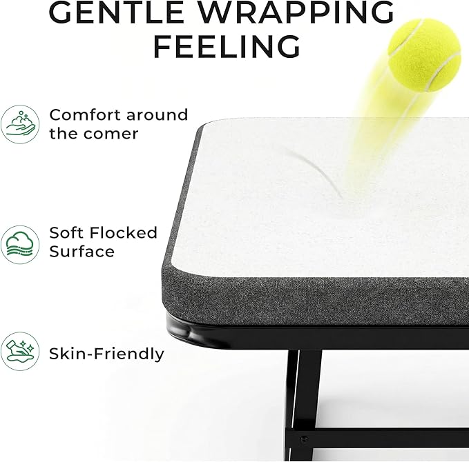 71.5x32 Foldable Bed with 2.2 inch Mattress, Folding Cot Size Frame, Portable Rollaway Guest Bed with Memory Foam Mattress, Space-Saving Foldable Design Strong Frame for Guest Room, Apartment