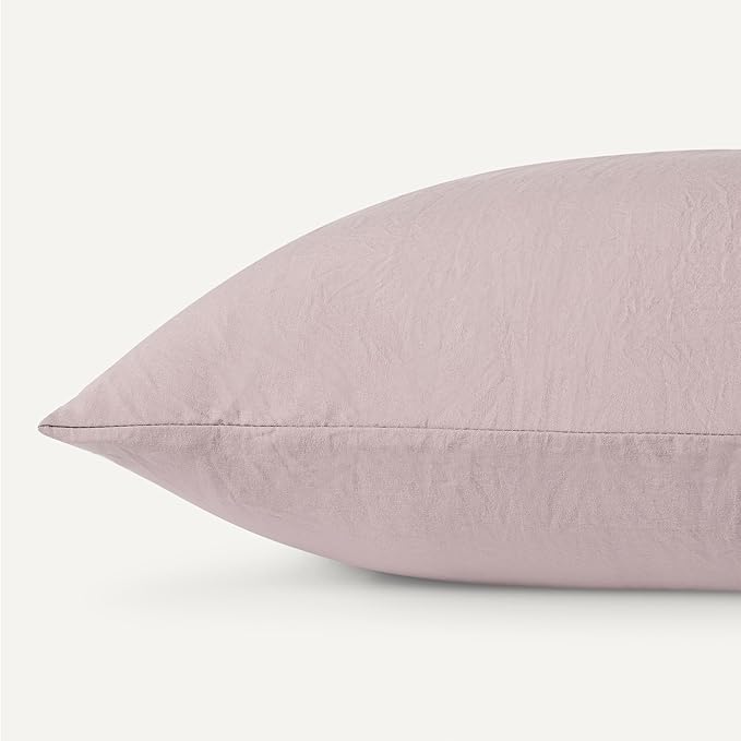 Amazon Basics King Bed Sheet, 4-Piece Bedding Set, Double Brushed Microfiber, Ultra Soft, Easy Care, Purple