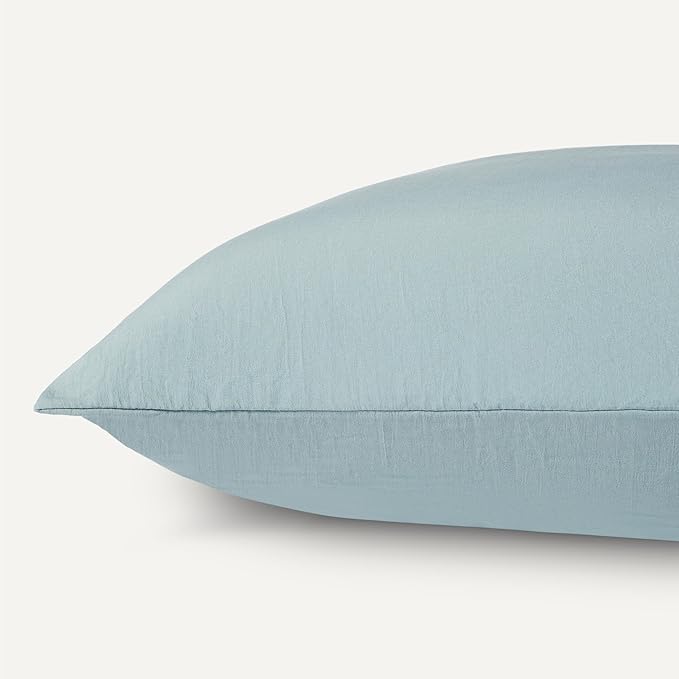 Amazon Basics Queen Bed Sheet, 4-Piece Bedding Set, Double Brushed Microfiber, Ultra Soft, Easy Care, Blue