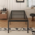 Yicensen 20 Inch Twin Bed Frames Rounded Corner Legs Heavy Duty Platform Twin Metal Bed Frame for Kids, Easy Assembly, Noise Free, No Box Spring Needed, Black.