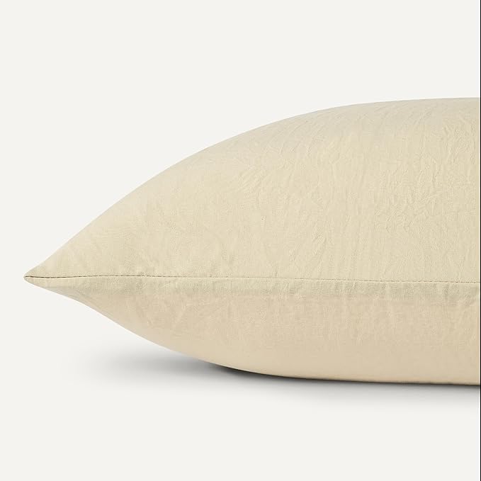 Amazon Basics Full Bed Sheet, 4-Piece Bedding Set, Double Brushed Microfiber, Ultra Soft, Easy Care, Beige