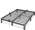 Superay 10 Inch Full Size Metal Platform Bed Frame with Round Corners, Storage Space Under High Bed Frame-Heavy Duty Steel Slats Support, Noise Free - Easy Assembly - No Box Spring Needed