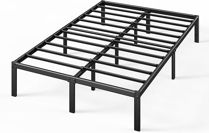 Zinus 14 Inch Elias Metal Platform Bed Frame, Steel Support, No Box Spring Needed, Easy Assembly, Full