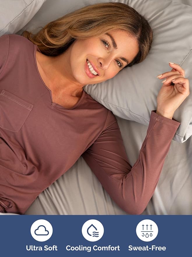 Extra Deep Queen Sheet Set - 6 Piece Breathable and Cooling Sheets - Hotel Luxury Bedding for Women, Men, Kids & Teens - Easy Secure Fit - Soft, Wrinkle Free & Comfy - Extra Deep Pockets - Light Grey