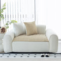 Sofa Couch Cover, Sofa Covers Washable for Dogs, Non-Slip Couch Covers for Sectional Sofa, Sofa Slipcovers for All Seasons Furniture Protector for L Shaped(Light Brown, 27"x 27")
