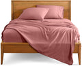 Bare Home Split King Sheet Set - 1800 Ultra-Soft Microfiber Bed Sheets - Double Brushed - Deep Pockets - Easy Fit - 5 Piece Set - Bedding Sheets & Pillowcases (Split King, Dusty Rose)