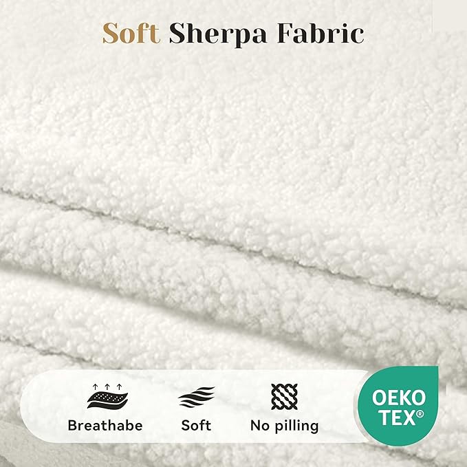 Tbfit 84'' Sleeper Sofa Bed, 3 in 1 Cloud Pull Out Sofa Couch with USB & Storage Chaise, Convertible Sofa Bed with Pull Out Bed, Couches for Living Room, Apartment, Office, White Sherpa