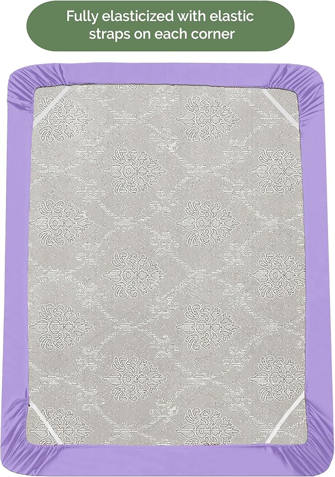 Elegant Comfort 1500 Premium Hotel Quality 18-21 Inches Deep - Extra Deep Pocket Single Fitted Sheet for High Mattress, Luxury and Softest, Smart Pocket - Wrinkle Free, Twin/Twin XL, Lilac