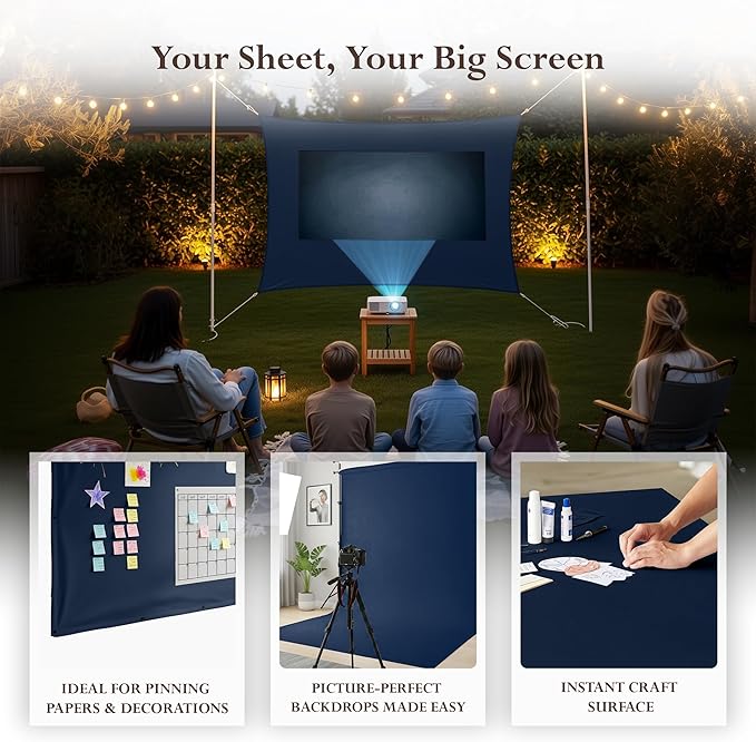Utopia Bedding Flat Sheet - 1 Pack (Queen, Navy) - Soft Brushed Microfiber Fabric - Shrinkage & Fade Resistant Top Sheet - Easy Care Bed Sheet