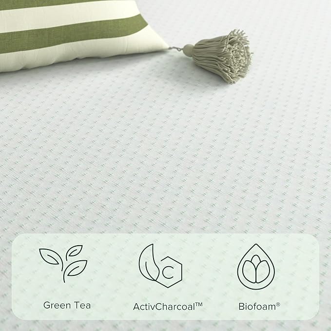 Zinus Memory Foam 8 Inch Green Tea Mattress, Twin
