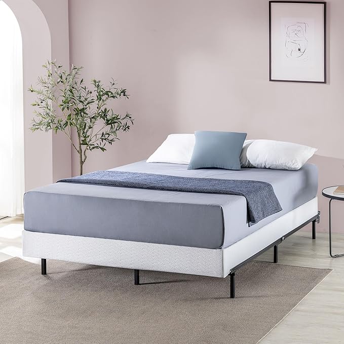 Zinus Michelle Compack 9-Leg Support Bed Frame, for Box Spring and Mattress Set, King, Black (AZ-SBF-07K)