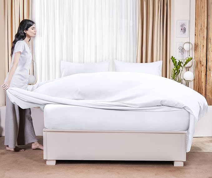 Utopia Bedding Flat Sheet - 1 Pack (Full, White) - Soft Brushed Microfiber Fabric - Shrinkage & Fade Resistant Top Sheet - Easy Care Bed Sheet