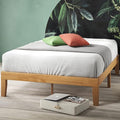 ZINUS Moiz Wood Platform Bed Frame / Wood Slat Support / No Box Spring Needed / Easy Assembly, Natural, King