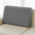 Deep Dream Backrest Cushion Covers, Sectional Couch Back Cushion Covers for Sectional Sofa, Stretch Sofa Covers for Both Left/Right Couch (1 Piece Backrest Covers, Dark Grey)