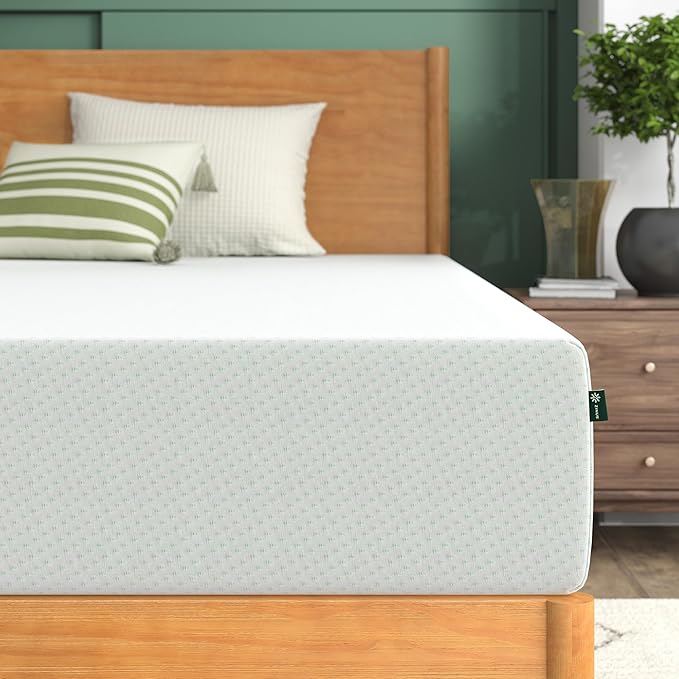 Zinus Memory Foam 10 Inch Green Tea Mattress, Queen