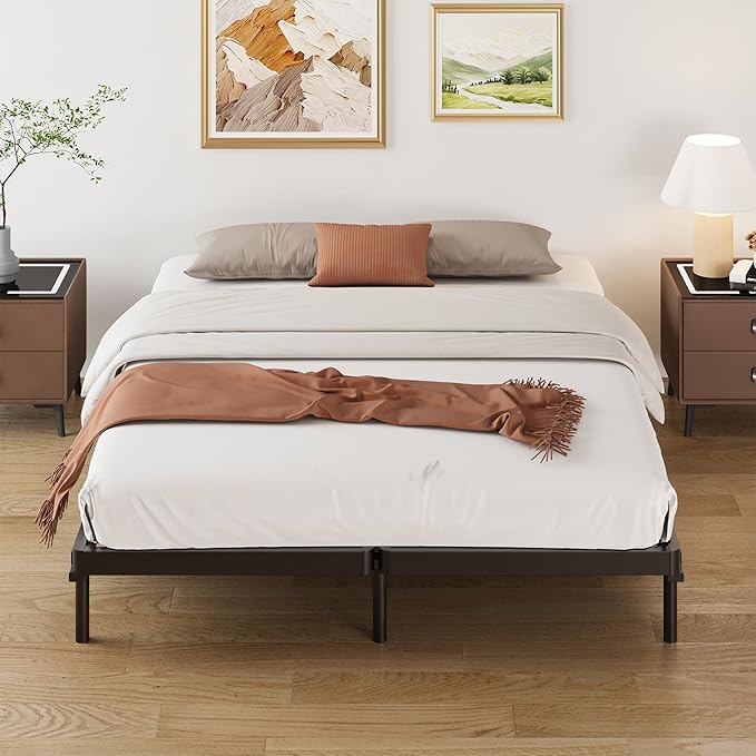 Lutown-Teen 2 Inch Split King Box Spring Low Profile, Heavy Duty Metal Bunkie Board King, Easy Assembly, Noise Free