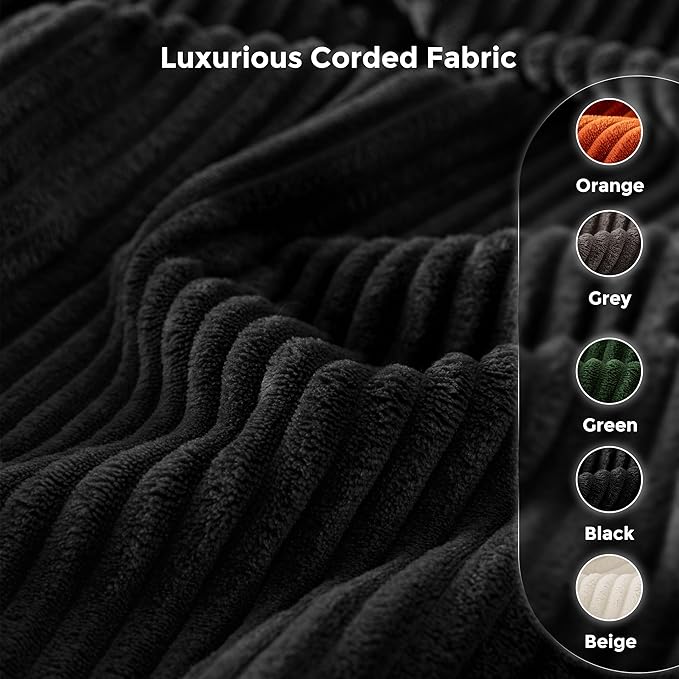 MAXYOYO Modular Sectional Sofa Couch, Loveseat Boneless Cloud Couch for Living Room, Sofa in A Box, Tufted Upholstered Cozy Chair with Cup Holders, No Assembly Required, Black