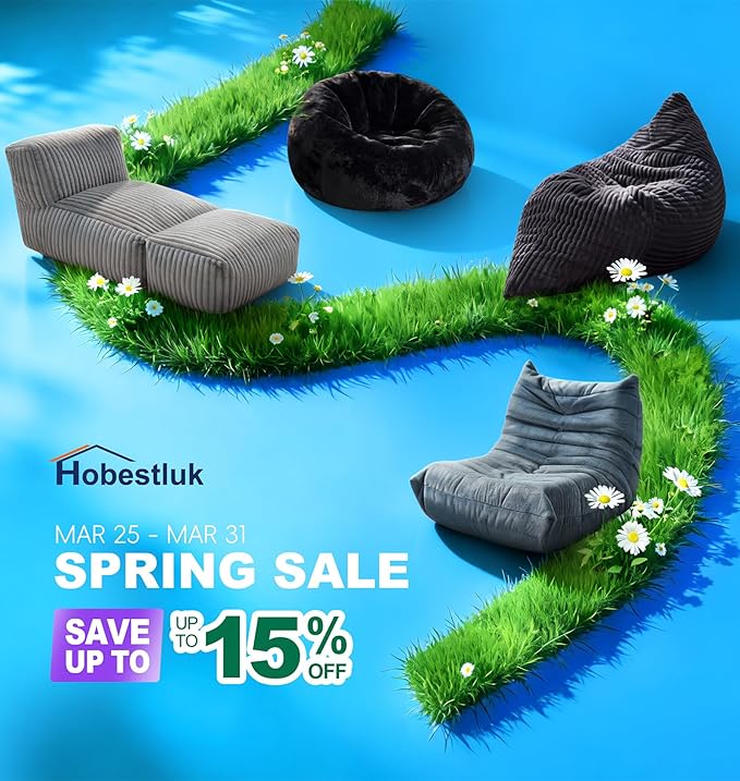 Hobestluk Modular Sectional Sofa Couches L-Shape Couch 3 Seat Modular Sofa Memory Foam Sectional Couches for Living Room, Cloud Couch with Oversized Chaise (108" Right Facing Chaise)