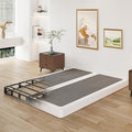 Lutown-Teen 4 Inch Split California King Box Spring, Heavy Duty Metal Cal King Box Spring Mattress Foundation with Fabric Cover, Easy Assembly, Noise Free