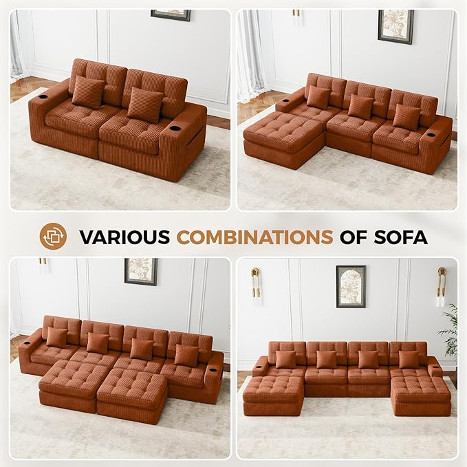 80" Boneless Loveseat Sofa in a Box,No Assembly Required Comfy Deep Seat Cloud Couch,Modern Small Couches for Living Room, Bedroom,Apartment,Caramel 1 PCS