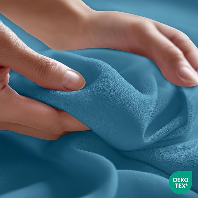 Utopia Bedding Flat Sheet - 1 Pack (Queen, Denim Blue) - Soft Brushed Microfiber Fabric - Shrinkage & Fade Resistant Top Sheet - Easy Care Bed Sheet